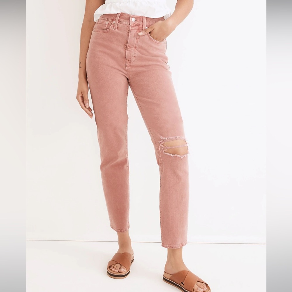 Madewell Momjean: Garment-Dye Edition